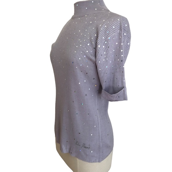 Palm Dreams Palm Desert Ribbed High Neck Top - Picture 4 of 9